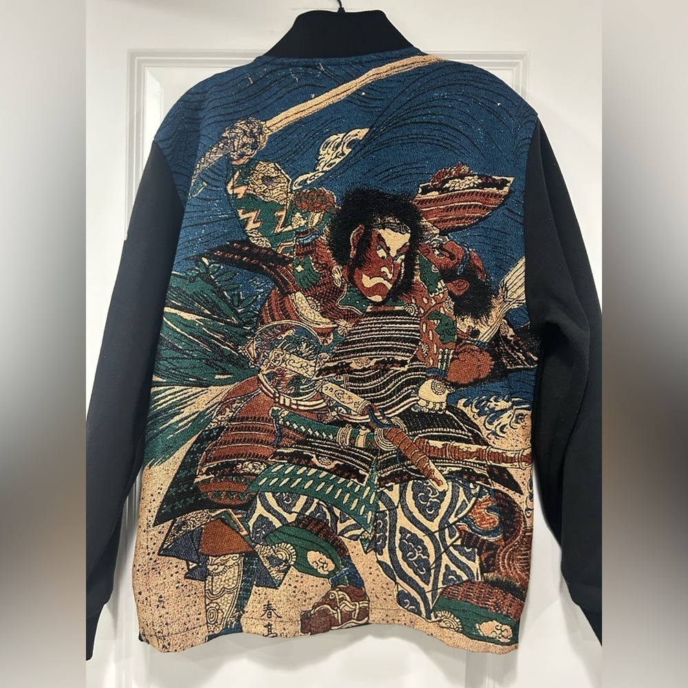 EUC Rebel Vengeance Varsity Bomber Jacket - Picture 7 of 8